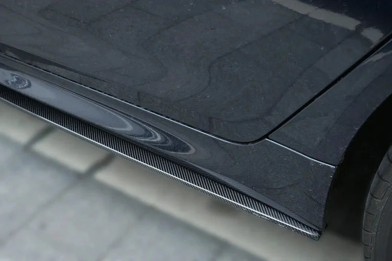 BMW F90 M5 & G30 5 Series - P Style Carbon Fiber Side Skirts