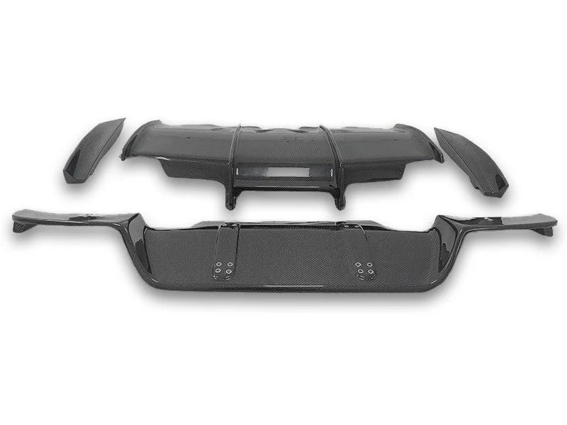 BMW F06 / F12 / F13 M6 - PSM Style Carbon Fiber Rear Diffuser