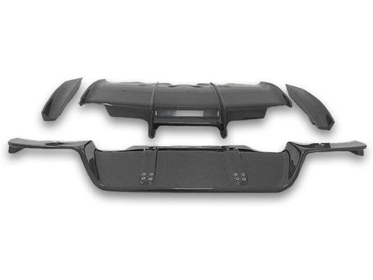 BMW F06 / F12 / F13 M6 - PSM Style Carbon Fiber Rear Diffuser