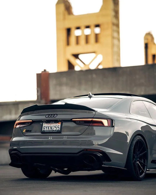 Audi A5, S5 & RS5 B9/B9.5 Coupe & Sportback (2017-2025) - PSM Style Carbon Fiber Trunk Spoiler