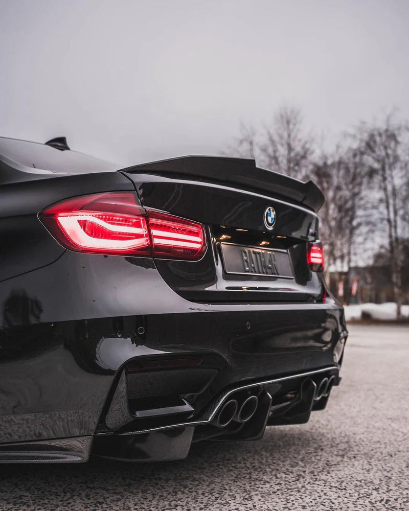 BMW F80 M3 & F30 3 Series - PSM Style Carbon Fiber Trunk Spoiler
