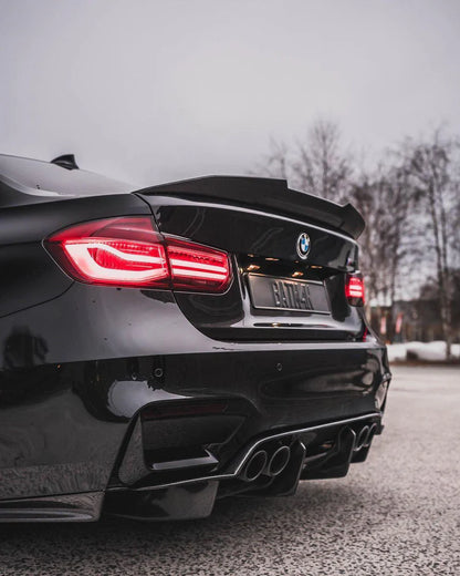 BMW F80 M3 & F30 3 Series - PSM Style Carbon Fiber Trunk Spoiler