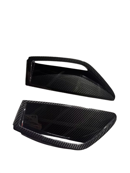Audi RS6 / RS7 - Carbon Fiber Front Bumper Air Vent Trims