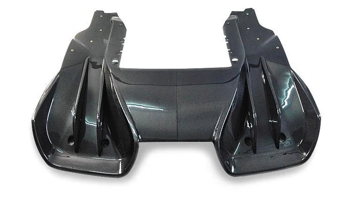 McLaren MP4-12C / 650S – Carbon Fiber Finned Rear Diffuser