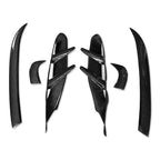 Porsche Taycan - Carbon Fiber Headlight Trim Frame Covers