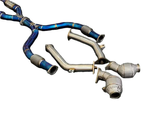 Nissan 400Z – Valved Exhaust System + High-Flow Down Pipes