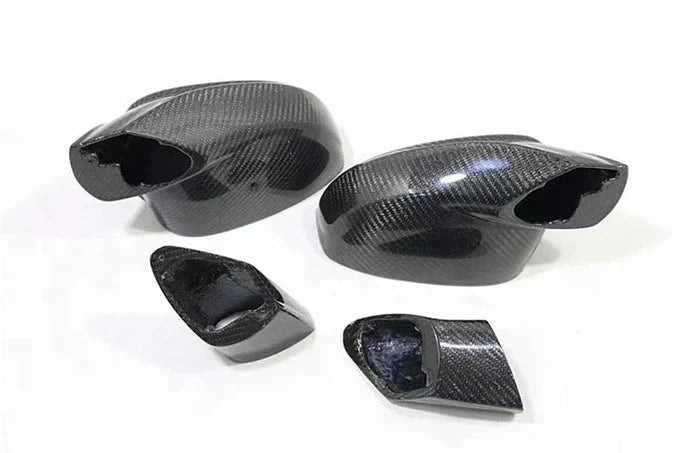 Ferrari 488 GTB Spider - C Style Carbon Fiber Side Mirror Caps