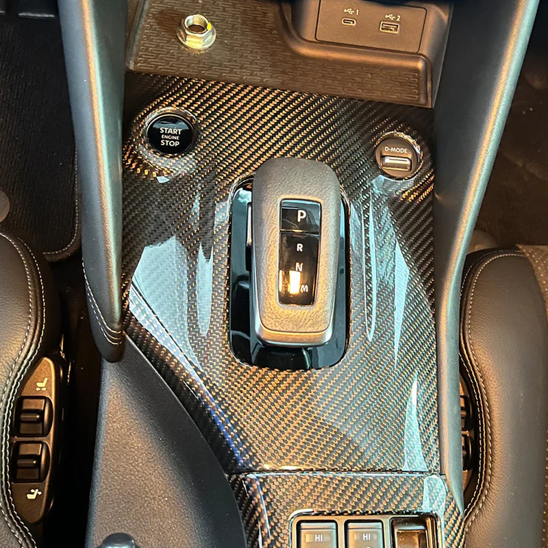Nissan 400Z - Carbon Fiber Gear Shift Panel Cover Trim
