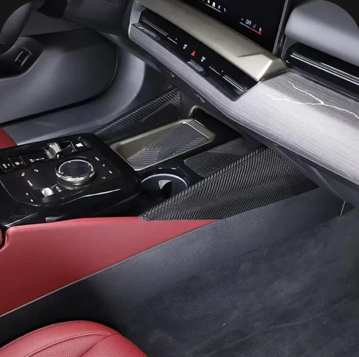 BMW i5 G60 / 5 Series G60 (2024–2025) - Carbon Fiber Center Console Side Panel Interior Trim