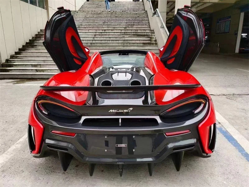 McLaren 540C & 570S - 600LT Carbon Fiber Rear Hood Deck Lid Conversion