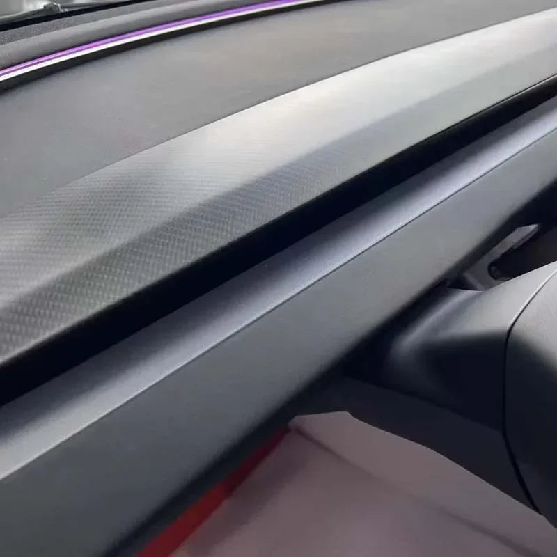 Tesla Model 3 Highland - Carbon Fiber Center Console Dashboard Panel Trim Overlay