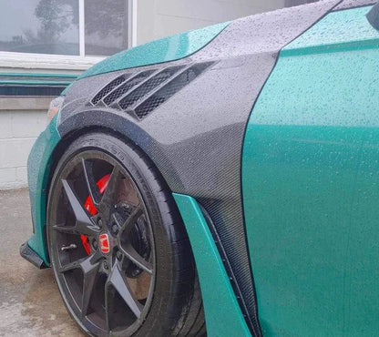 Honda Civic FL5 Type-R - Carbon Fiber Vented Fenders Replacement Set