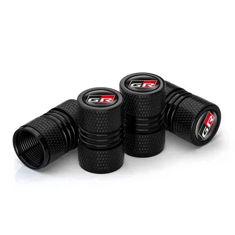 Toyota GR Wheel Tire Valve Stem Caps Set