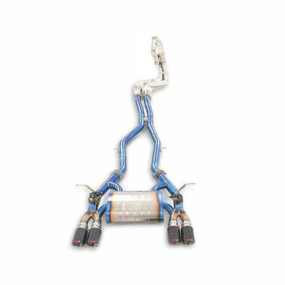 BMW F80 M3 / F82 F83 M4 - S55 Titanium Valved Catback Exhaust System