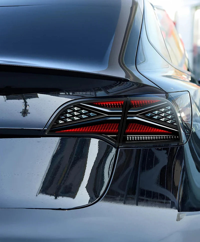 Tesla Model Y / Model 3 – X Style LED Tail Lights