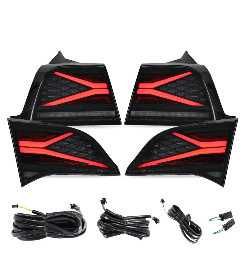 Tesla Model Y / Model 3 – X Style LED Tail Lights