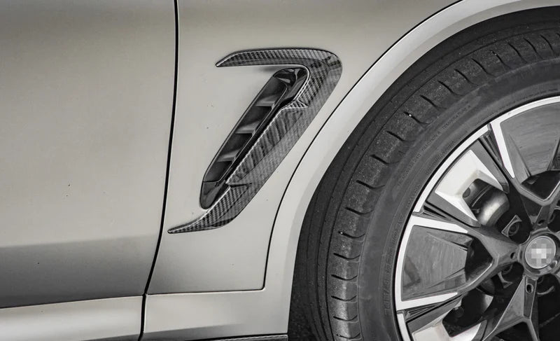 BMW X3 G01 / X4 G02 LCI - SQ Style Dry Carbon Fiber Front Side Fender Trims