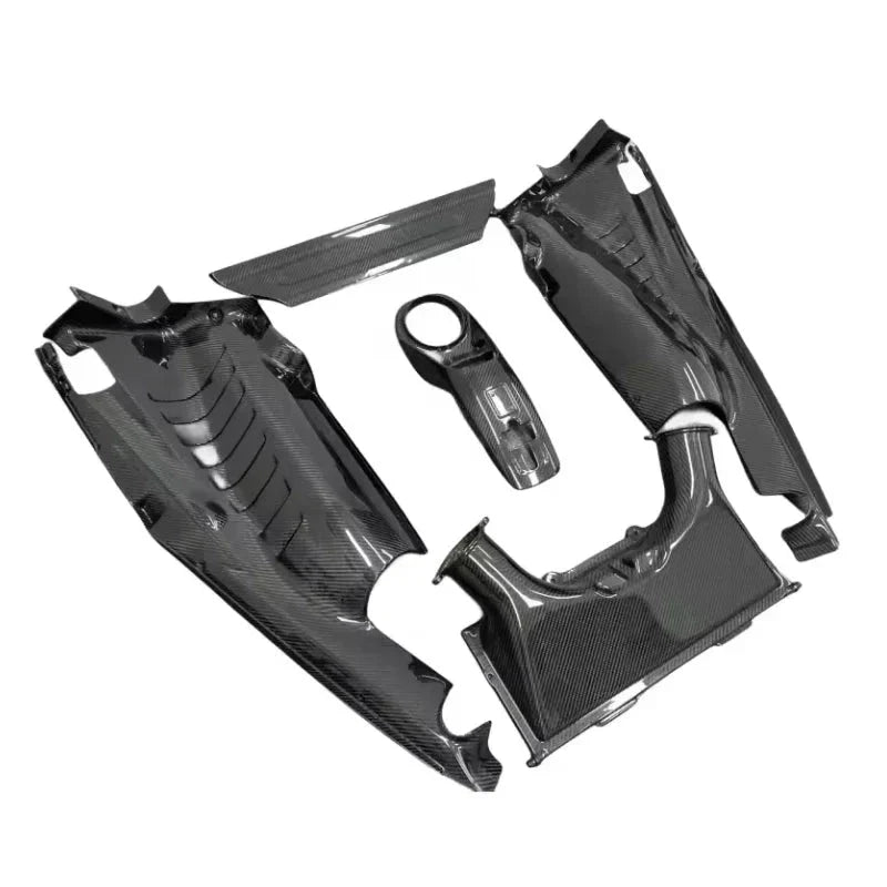 Ferrari 488 GTB Spider - Dry Carbon Fiber Engine Bay Cover Set