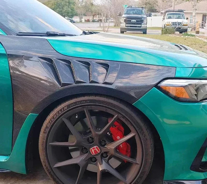 Honda Civic FL5 Type-R - Carbon Fiber Vented Fenders Replacement Set