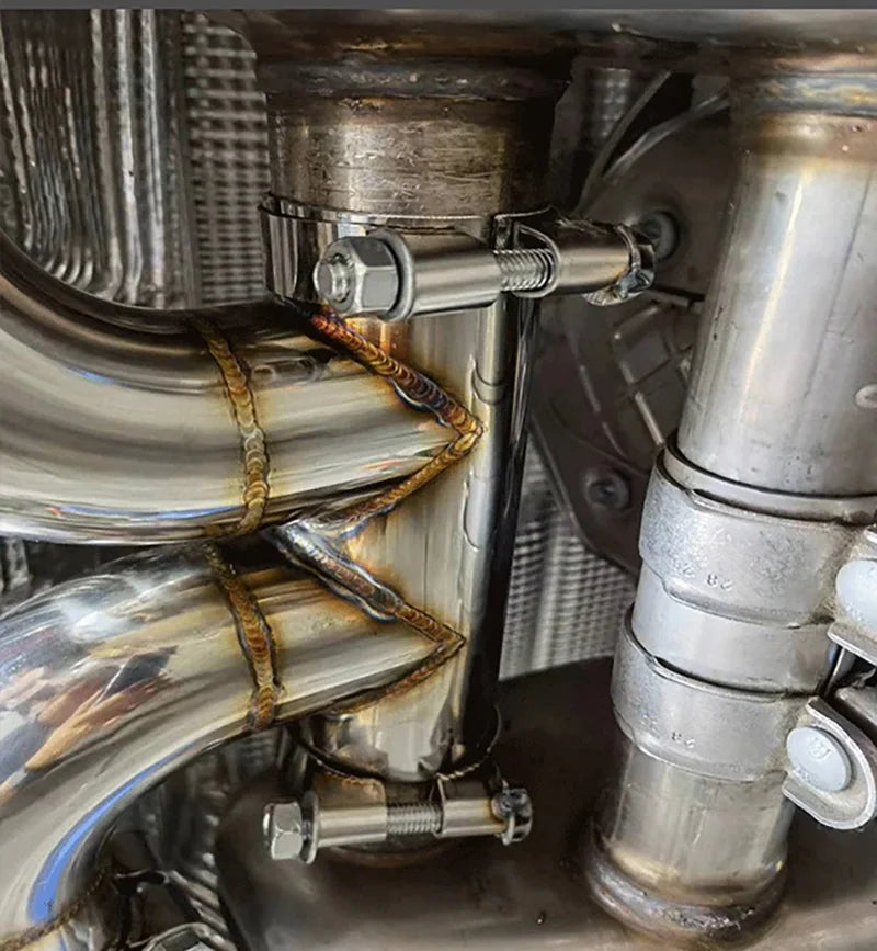 Porsche 718 Boxster / Cayman - GT4 Style Exhaust Conversion Kit