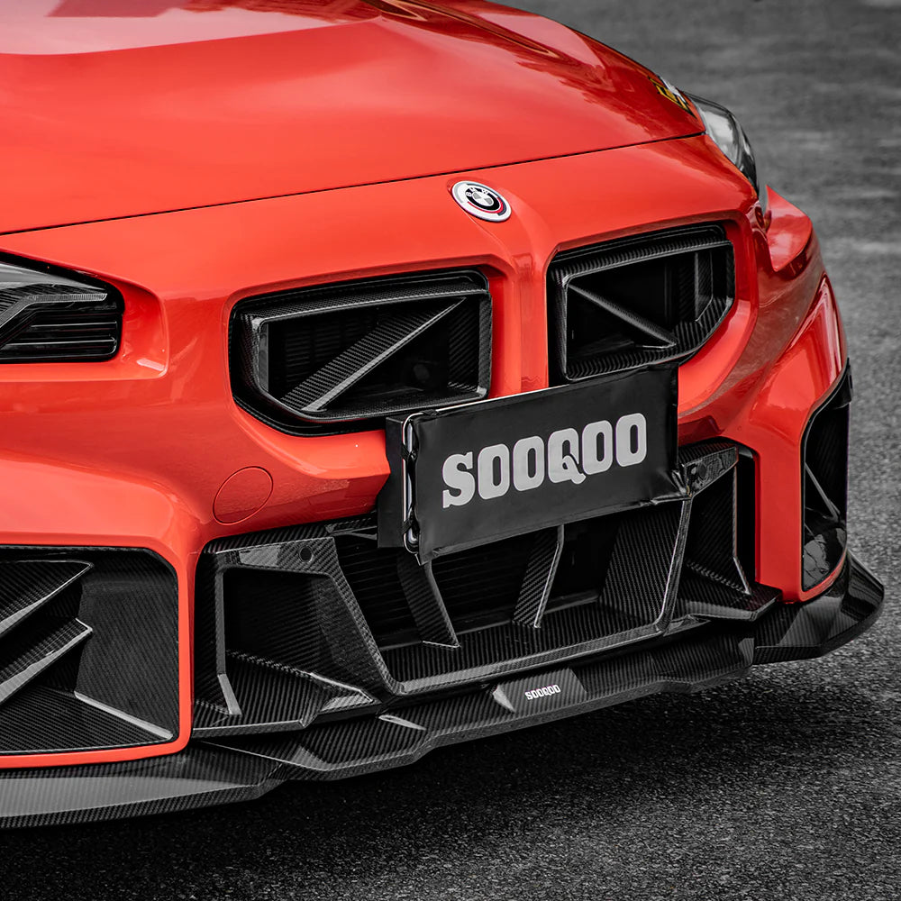 BMW M2 G87 - SOOQOO V2 Prepreg Carbon Fiber Front Lip