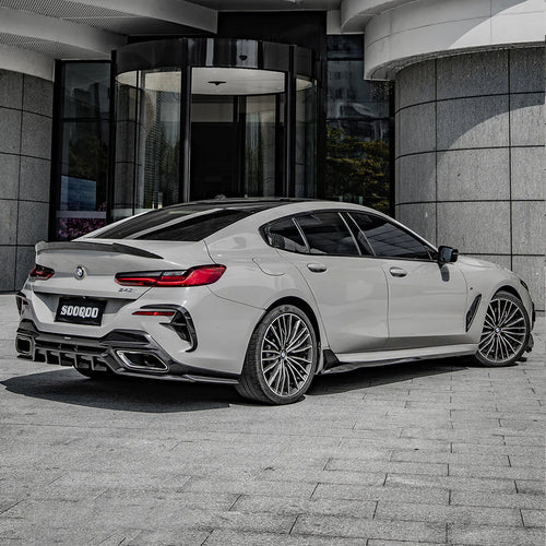 BMW 8 Series G16 Gran Coupe - SOOQOO Prepreg Carbon Fiber Rear Diffuser