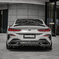 BMW 8 Series G16 Gran Coupe - SOOQOO Prepreg Carbon Fiber Rear Diffuser