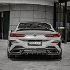 BMW 8 Series G16 Gran Coupe - SOOQOO Prepreg Carbon Fiber Rear Diffuser
