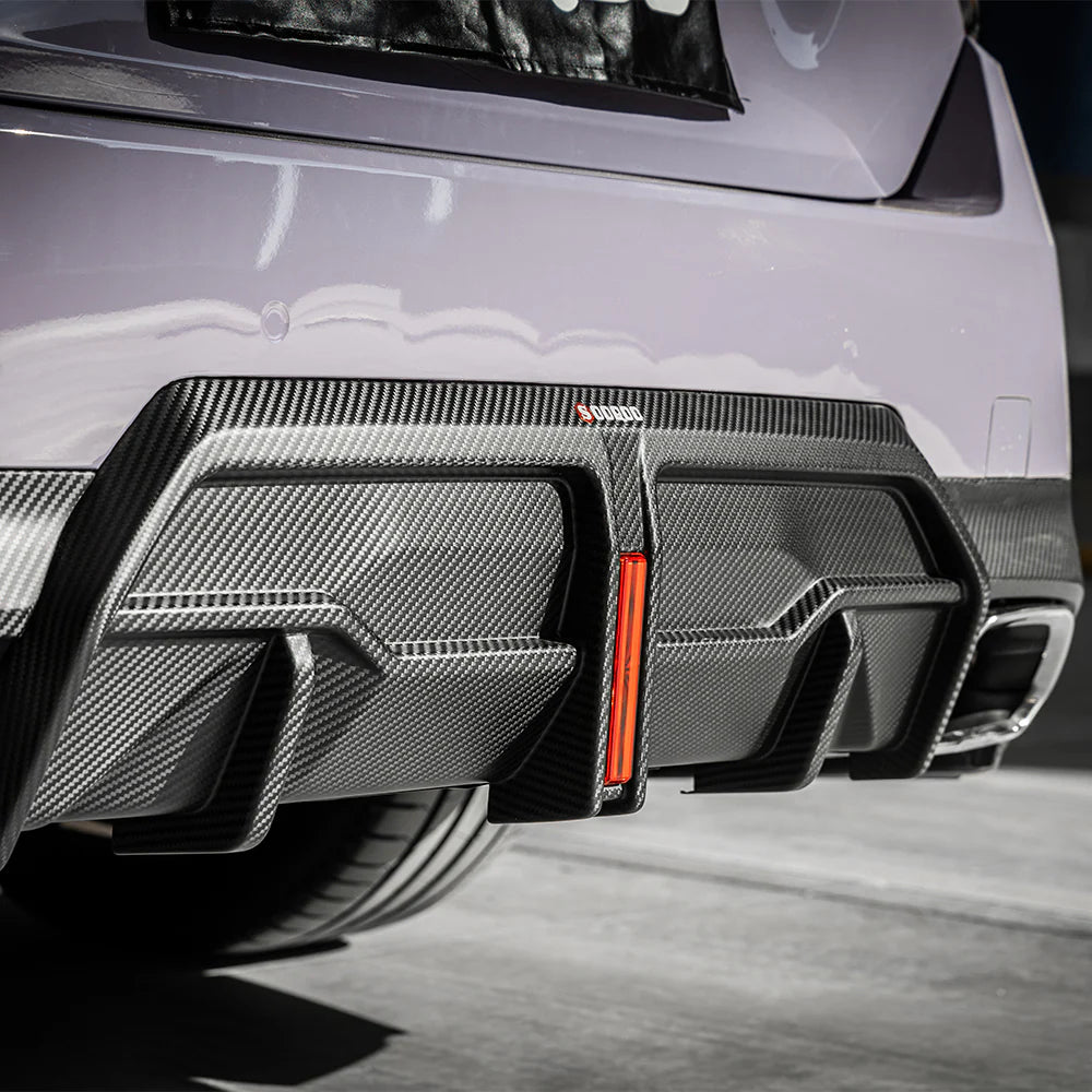 BMW G42 2 Series - SQ Carbon Fiber Rear Diffuser with Brake Light