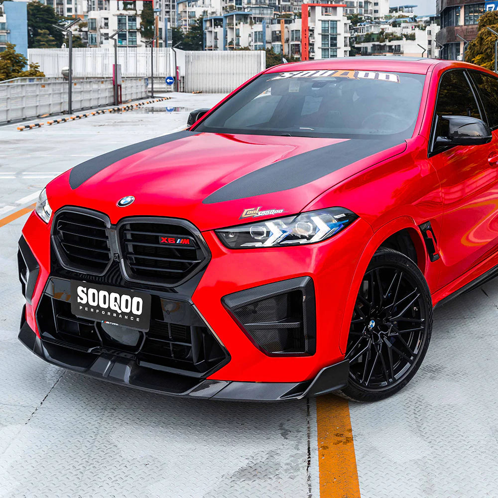 BMW X5M F95 LCI / X6M F96 LCI - SOOQOO Prepreg Carbon Fiber Air Duct