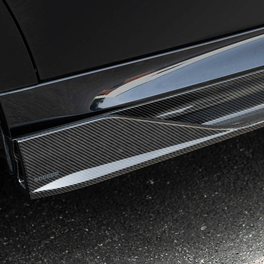 BMW X6M F96 / X6 G06 - SOOQOO Prepreg Carbon Fiber Side Skirt