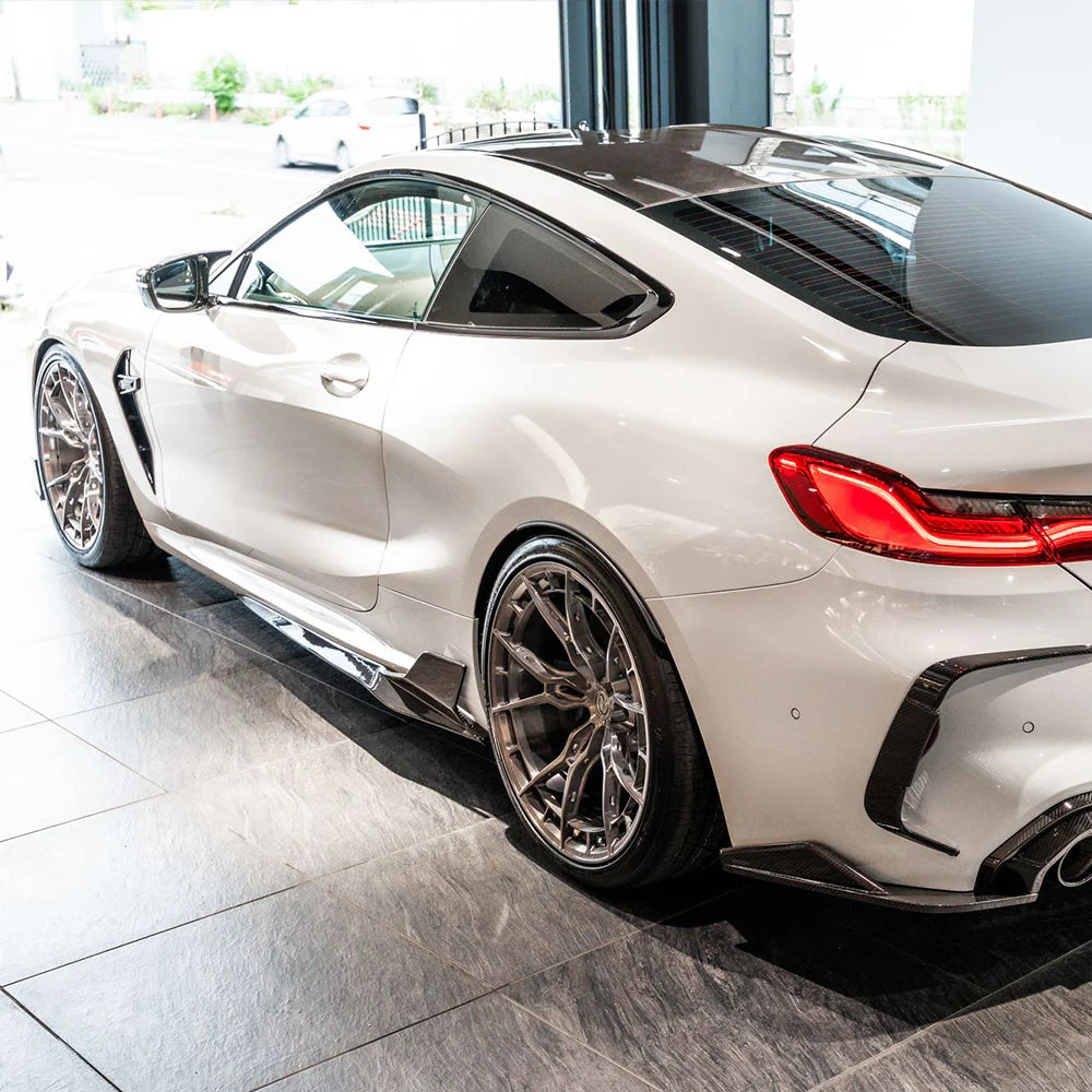 BMW M8 F92 / F93 - SOOQOO Prepreg Carbon Fiber Side Skirt