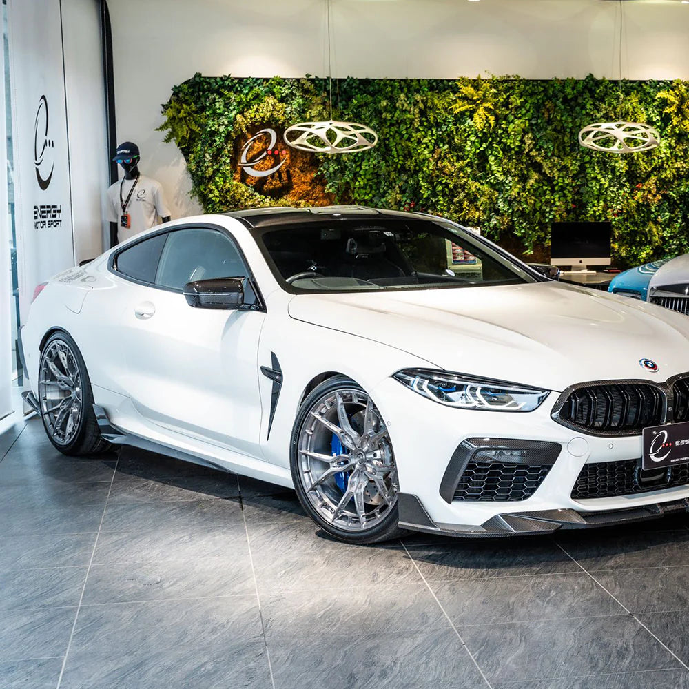 BMW M8 F92 / F93 - SOOQOO Prepreg Carbon Fiber Side Skirt