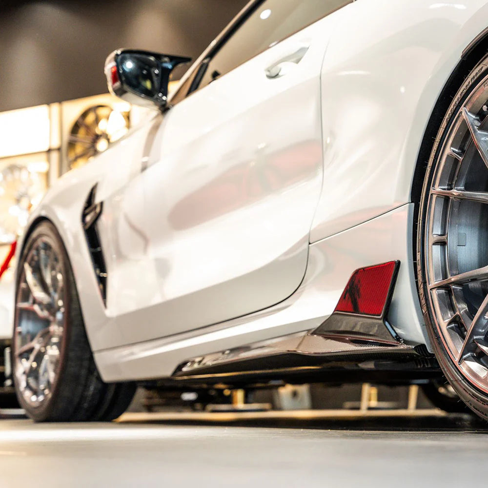 BMW M8 F92 / F93 - SOOQOO Prepreg Carbon Fiber Side Skirt