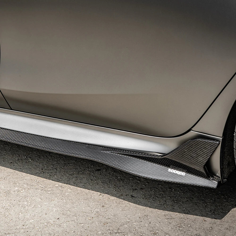 BMW M8 F92 / F93 - SOOQOO Prepreg Carbon Fiber Side Skirt