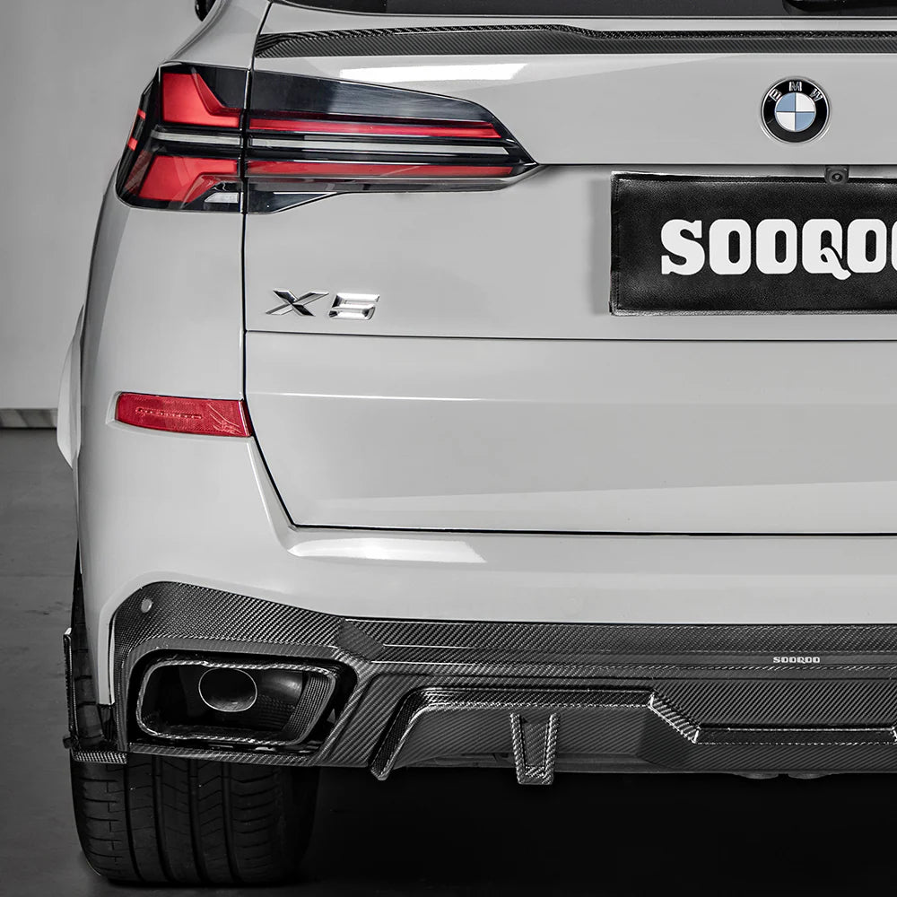 BMW X5 G05 - SOOQOO Prepreg Carbon Fiber Rear Diffuser