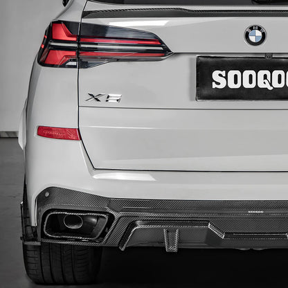 BMW X5 G05 - SOOQOO Prepreg Carbon Fiber Rear Diffuser