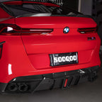 BMW X6M F96 - SOOQOO Prepreg Carbon Fiber Rear Diffuser w/ Brake Light