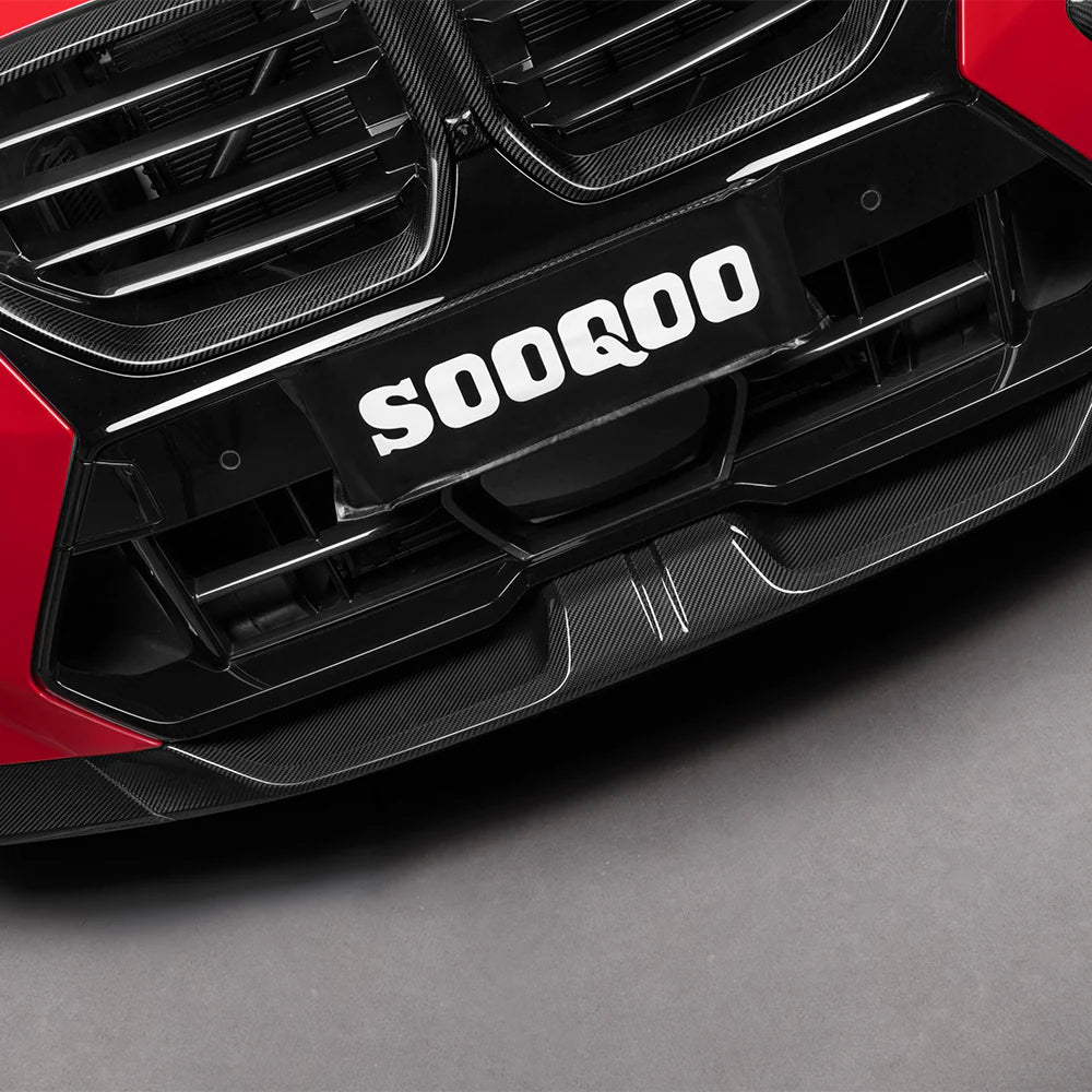 BMW X6M F96 LCI - SOOQOO Prepreg Carbon Fiber Front Lip