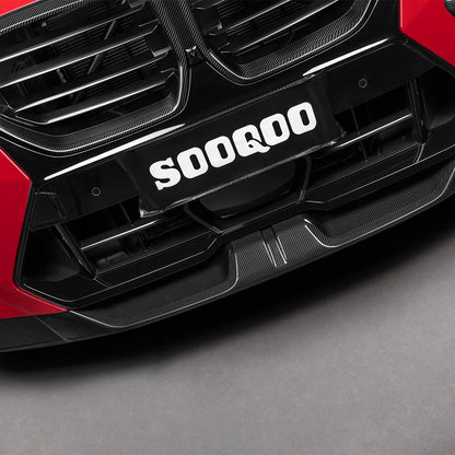 BMW X6M F96 LCI - SOOQOO Prepreg Carbon Fiber Front Lip
