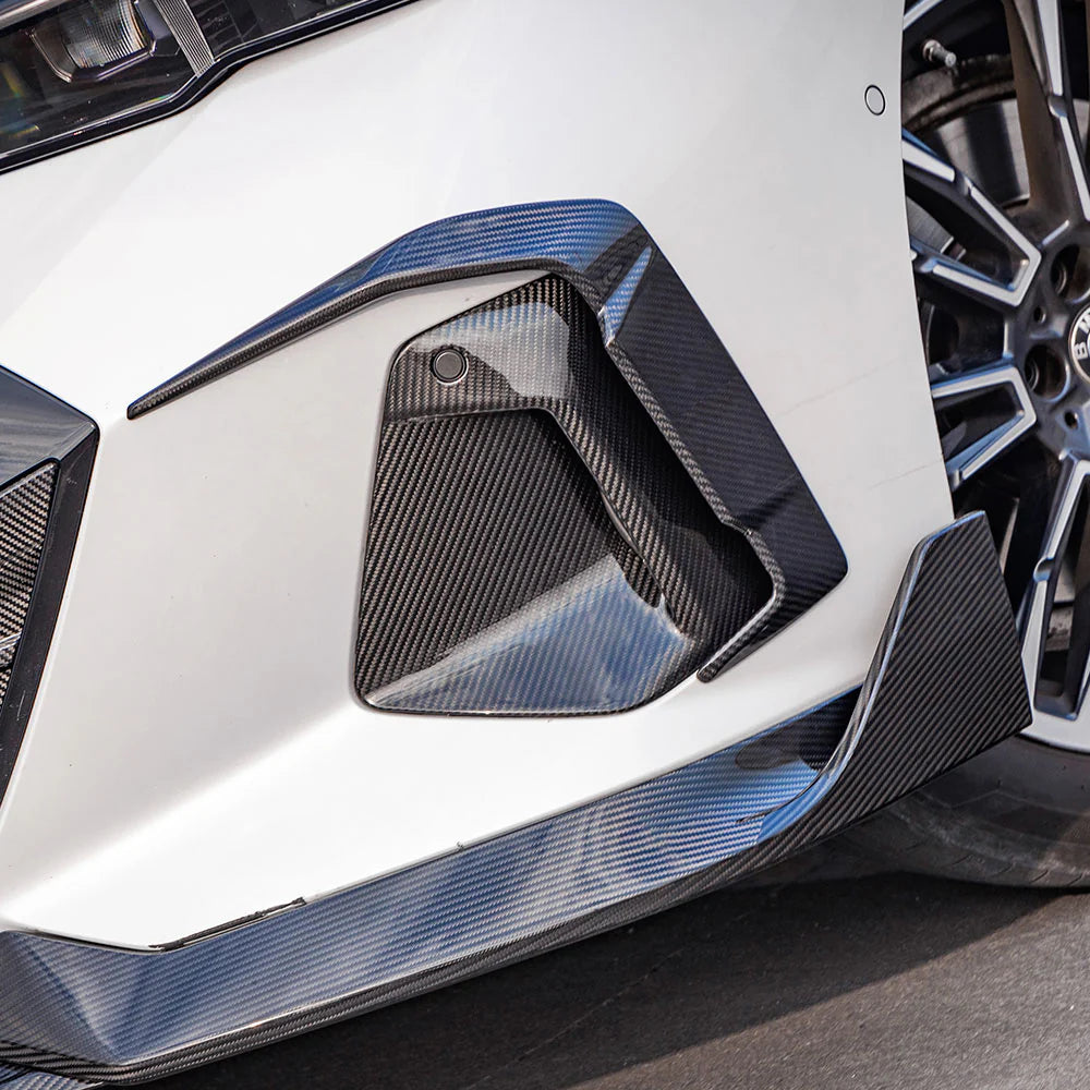 BMW 5 Series G60 / G61 - SOOQOO Prepreg Carbon Fiber Front Bumper Insert