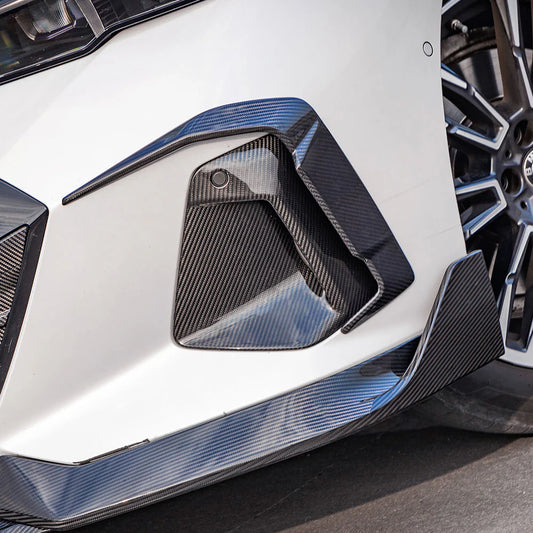 BMW 5 Series G60 / G61 - SOOQOO Prepreg Carbon Fiber Front Bumper Insert