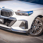 BMW 5 Series G60 / G61 - SOOQOO Prepreg Carbon Fiber Front Bumper Insert