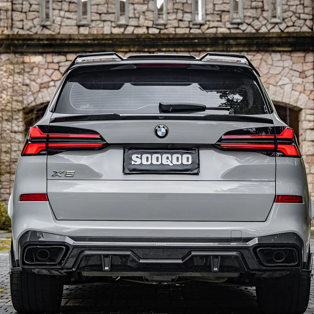 BMW X5 G05 - SOOQOO Prepreg Carbon Fiber Rear Spoiler