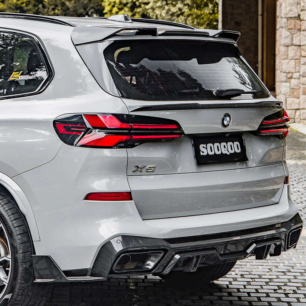 BMW X5 G05 - SOOQOO Prepreg Carbon Fiber Rear Spoiler
