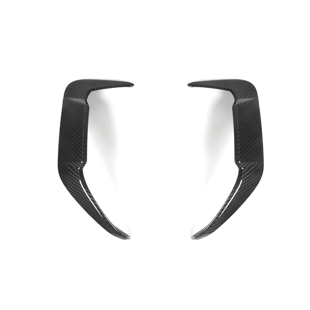 BMW X5M F95 LCI - SOOQOO Prepreg Carbon Fiber Rear Bumper Insert