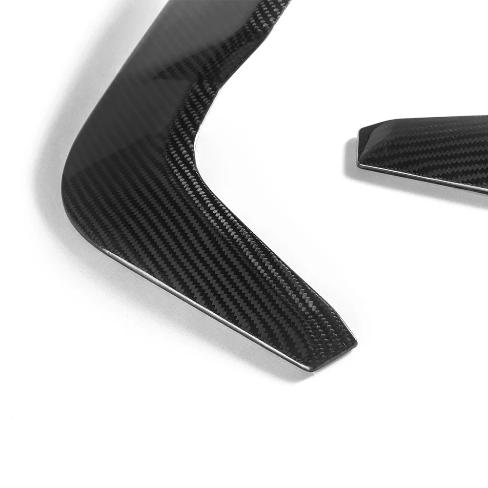 BMW X6M F96 - SOOQOO Prepreg Carbon Fiber Rear Bumper Insert