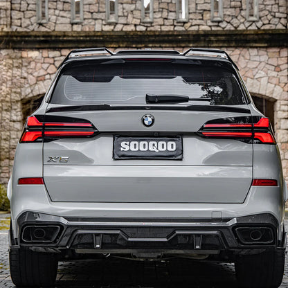 BMW X5 G05 - SOOQOO Prepreg Carbon Fiber Top Spoiler