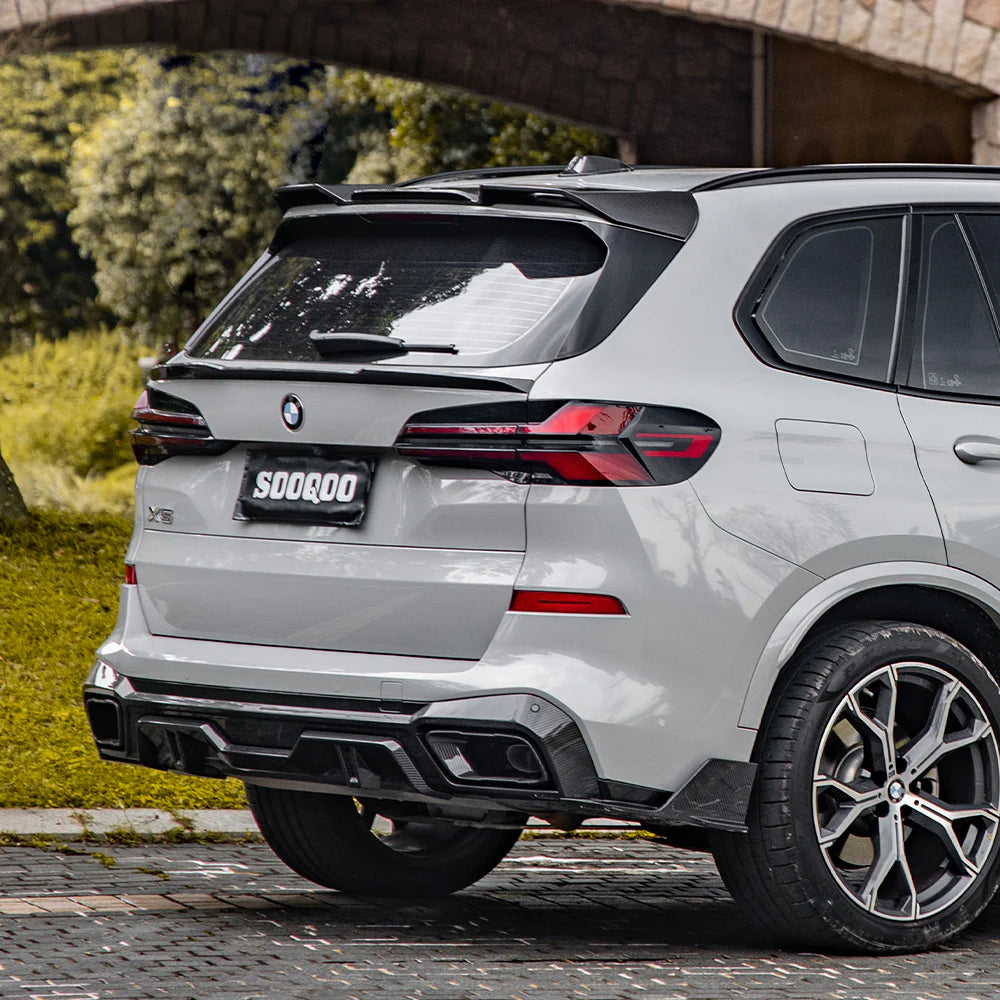 BMW X5 G05 - SOOQOO Prepreg Carbon Fiber Top Spoiler