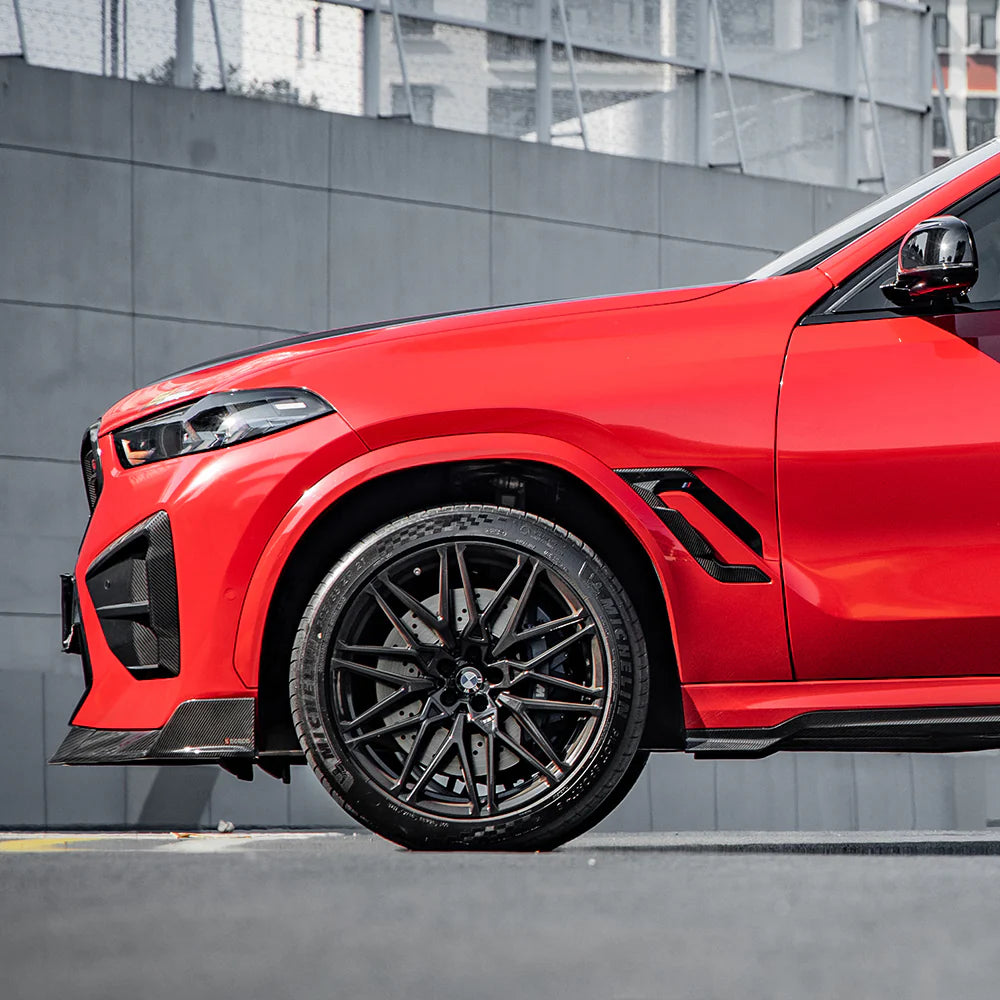 BMW X6M F96 - SOOQOO Prepreg Carbon Fiber Side Fender Trim